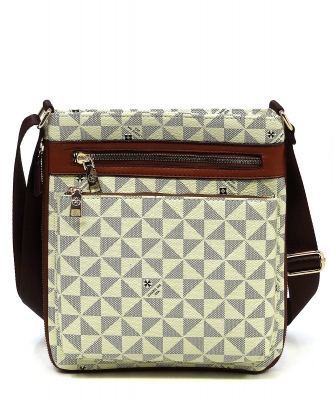 Monogram Crossbody Bag PM1238 BEIGE